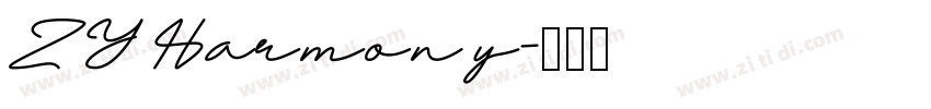 ZY Harmony字体转换